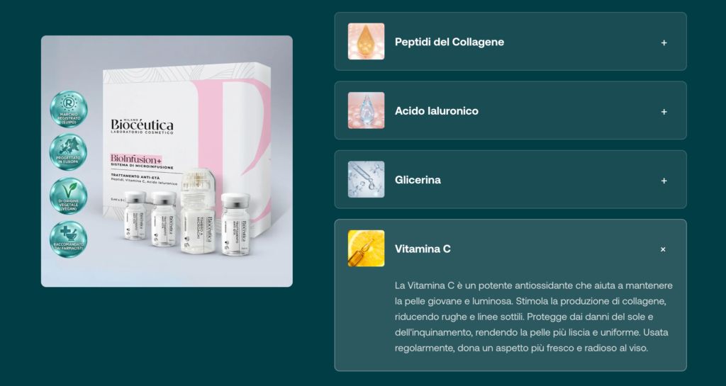 bioceutica milano siero vitamina c ossidata